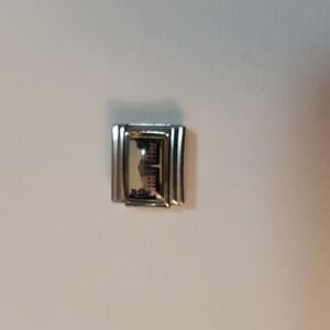 VINTAGE Italian Link Charm Bracelet Charm-White Hous